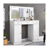 Penteadeira Camarim com Espelho e LED 3 Gavetas 2 Portas Carism |BLACK FRIDAY|