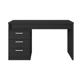 Mesa Gamer Escrivaninha 3 Gavetas Preto