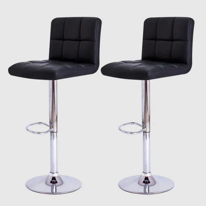 Kit 2 Banqueta Gomos Pretas Cozinha