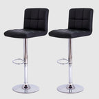 Kit 2 Banqueta Gomos Pretas Cozinha