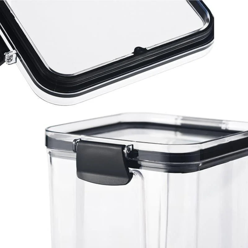 Potes Herméticos Transparente com Vedação para Mantimentos