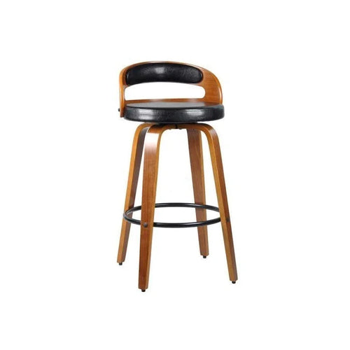 Banqueta para Cozinha Alta Giratória Madeira Rustica