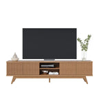 Rack para TV até 75 Polegadas com Ripado e 4 Portas