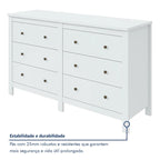 Cômoda 6 Gavetas Italia | Frete Grátis