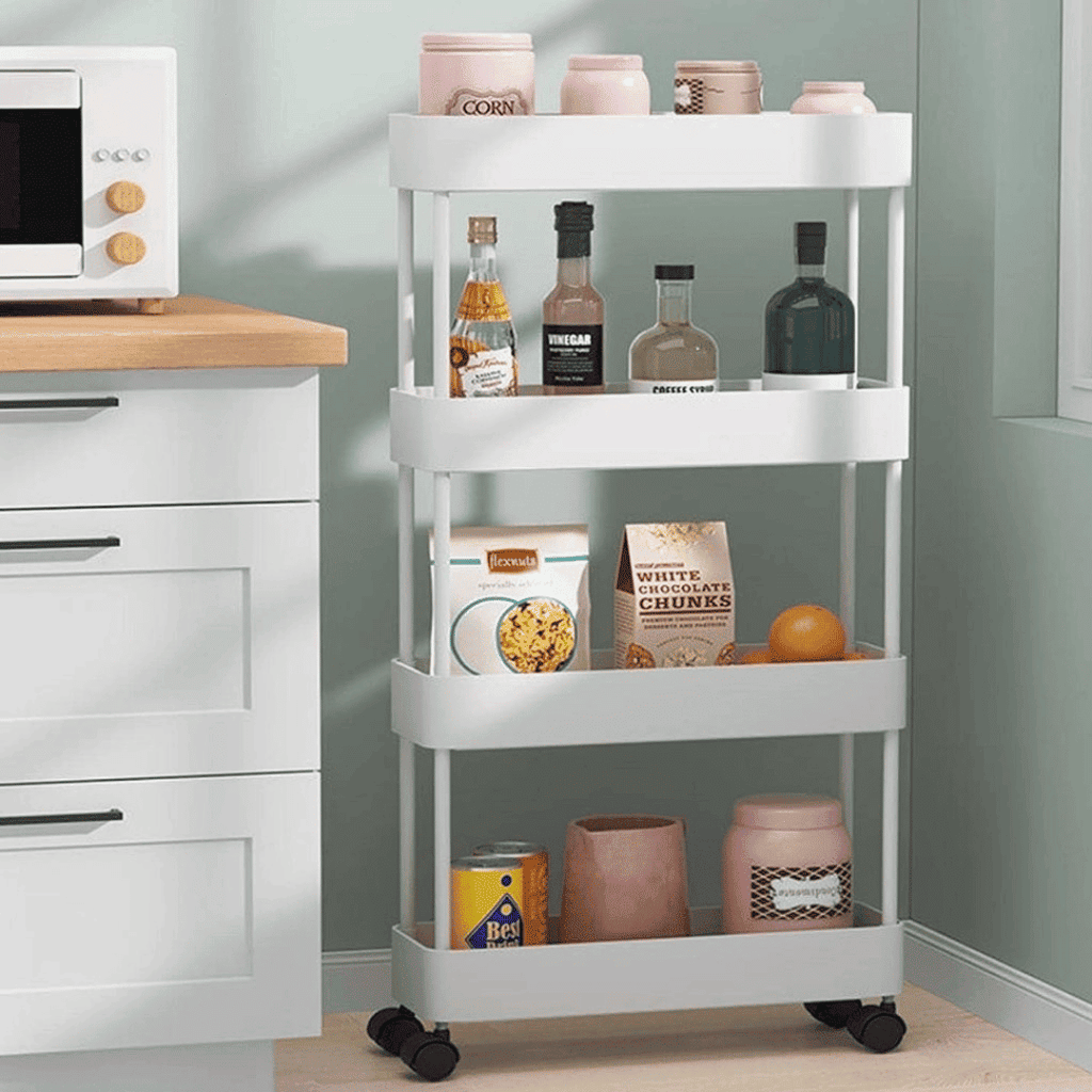 Carrinho Organizador Multiuso Com Rodinhas