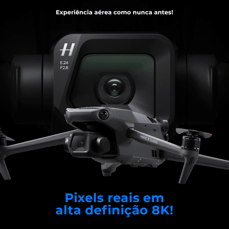 Drone Maverick 3 Classic Pro com Câmera 4K Ultra HD 7Km GPS Wi-Fi