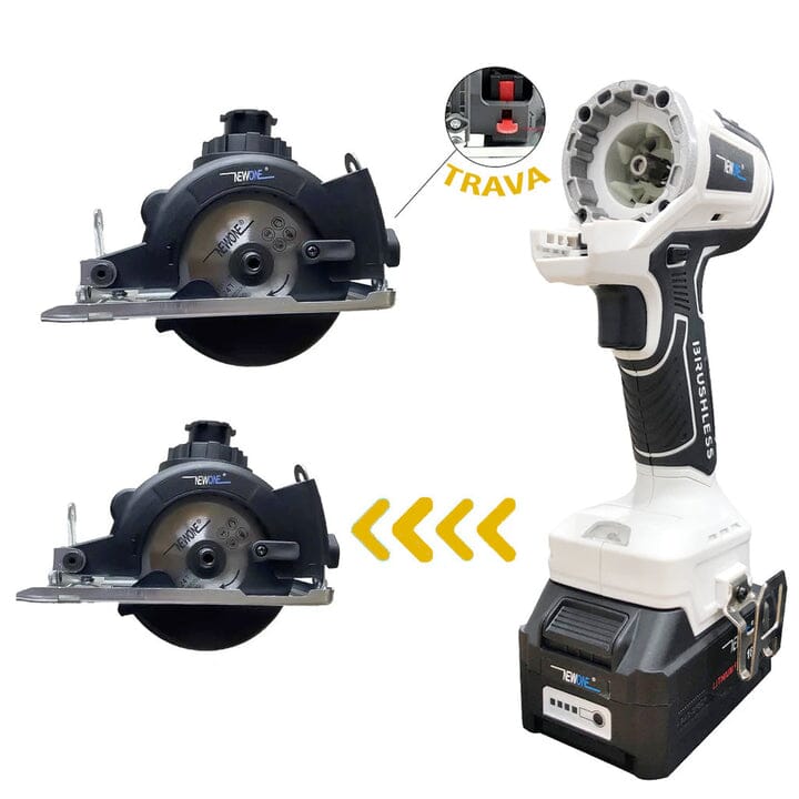 PowerMax Pro Kit 10 em 1  - Parafusadeira Furadeira Lixadeira Serra Martelete Elétrico Espatulas