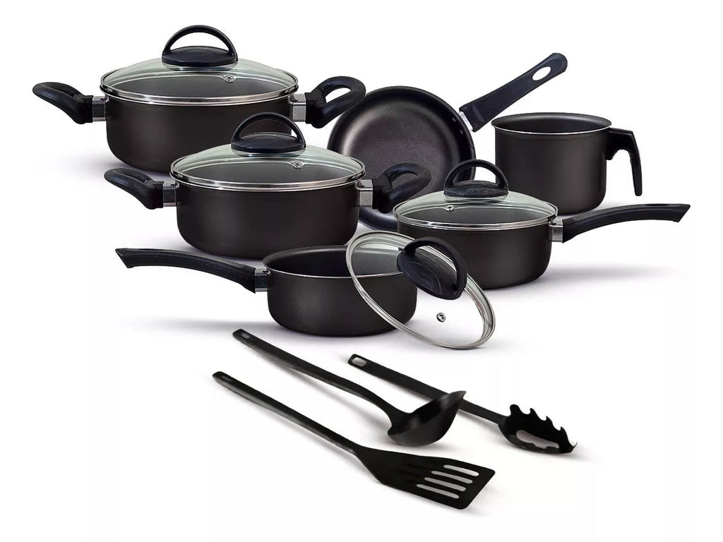 Kit de Panelas 9 Peças com Teflon Antiaderente