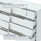 Cômoda Vênus 8 gavetas |BLACKFRIDAY|