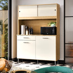 Armário De Cozinha Compacto Com 4 Portas E 1 Gaveta |BLACKFRIDAY|