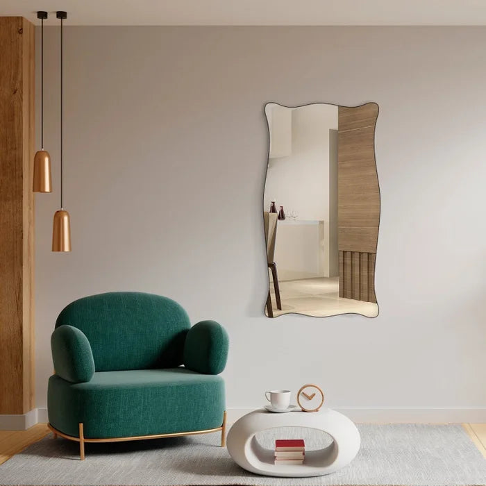 Espelho Pinterest Decorativo Grande 60x80cm Paris Preto |BLACK FRIDAY|