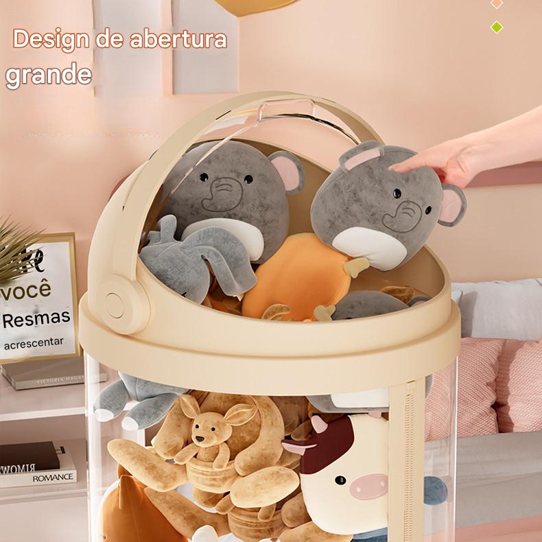 COMPRE 1 LEVE 2 Tubo Decorativo de Armazenamento - Ursinhos e brinquedos PROMOÇÃO SÓ HOJE