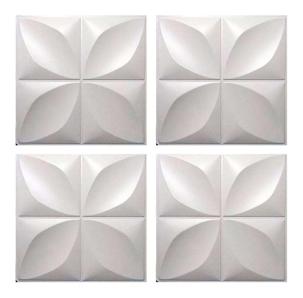 Kit 50 Placas Revestimento de Parede PVC 3D