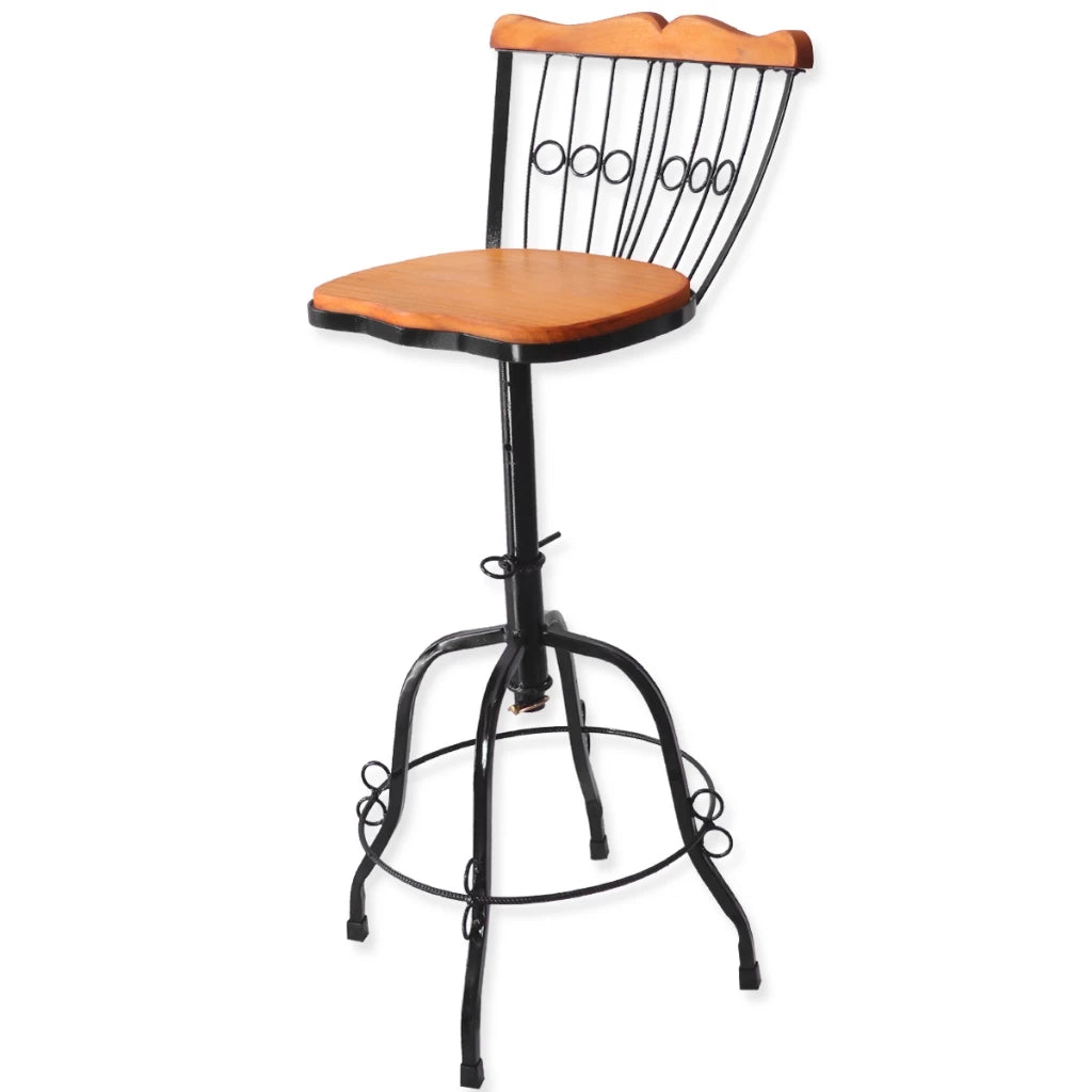 Kit 2 Banqueta Bistrô Regulável E Giratória Para Cozinha Americana