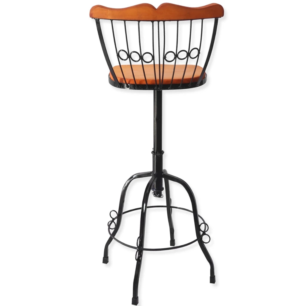 Kit 2 Banqueta Bistrô Regulável E Giratória Para Cozinha Americana