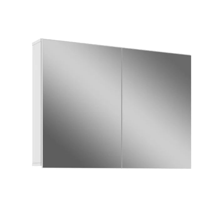 Espelheira para Banheiro 2 Portas 2 Prateleiras Nature |Promocao|