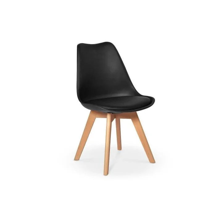 Kit 6 Cadeiras Eames Wood Leda Design
