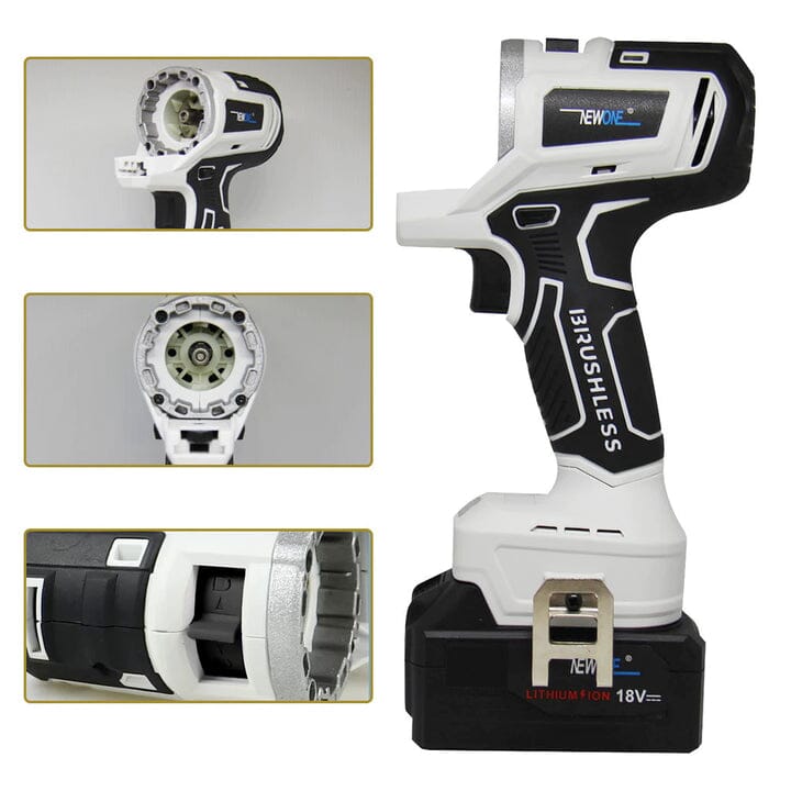 PowerMax Pro Kit 10 em 1  - Parafusadeira Furadeira Lixadeira Serra Martelete Elétrico Espatulas