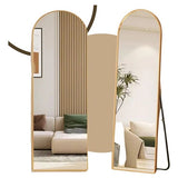 Espelho Pinterest Grande com Suporte e Moldura Dourada - (Promoção de Outubro)