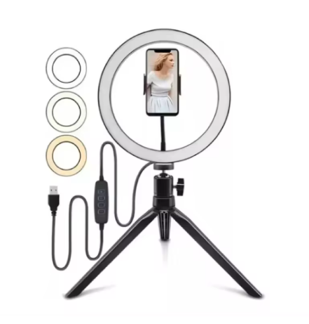 Ring Light - Tripé Com Suporte para Celular