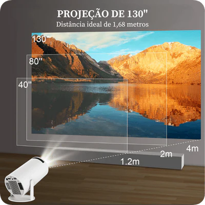 Projetor YG300 Portátil 4K