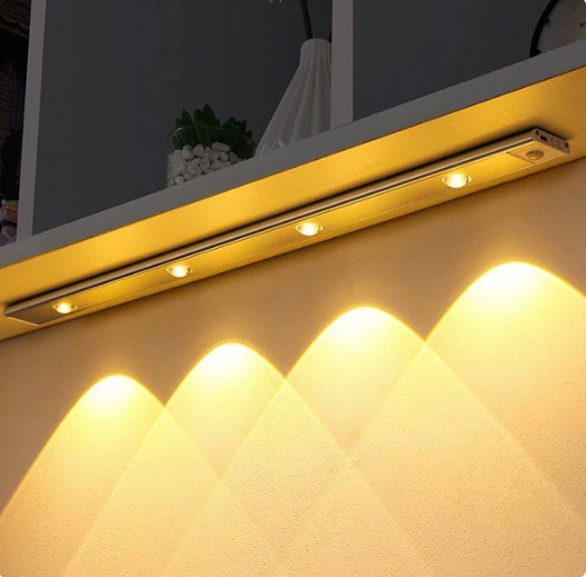 Luminária Recarregável Com Sensor de Movimento