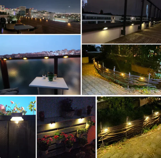 Luminária de Led Solar para Jardim Impermeável