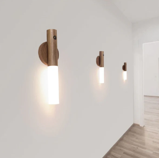 uminária LED Magnética com Sensor de Movimento - Recarregável