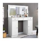 Penteadeira Camarim com Espelho e LED 3 Gavetas 2 Portas Carism |BLACK FRIDAY|