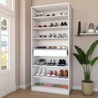 Sapateira LIZ 2 Portas com Espelho 1 Gaveta para 15 Pares de Sapato Branco |BLACK FRIDAY|