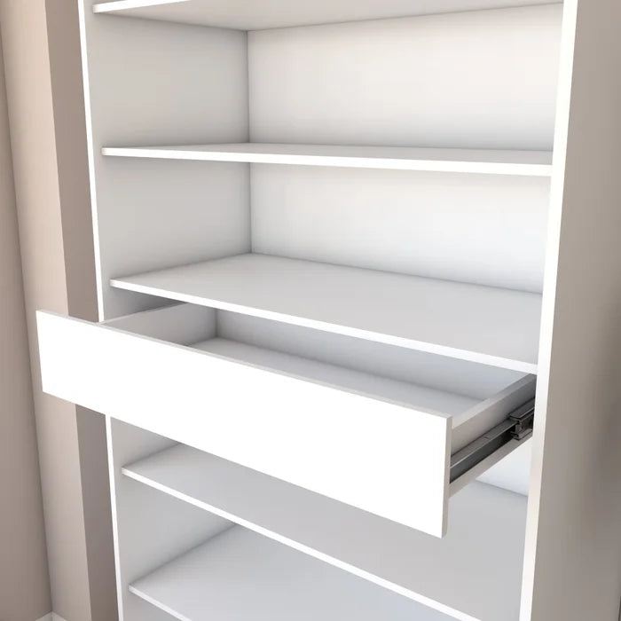 Sapateira LIZ 2 Portas com Espelho 1 Gaveta para 15 Pares de Sapato Branco |BLACK FRIDAY|